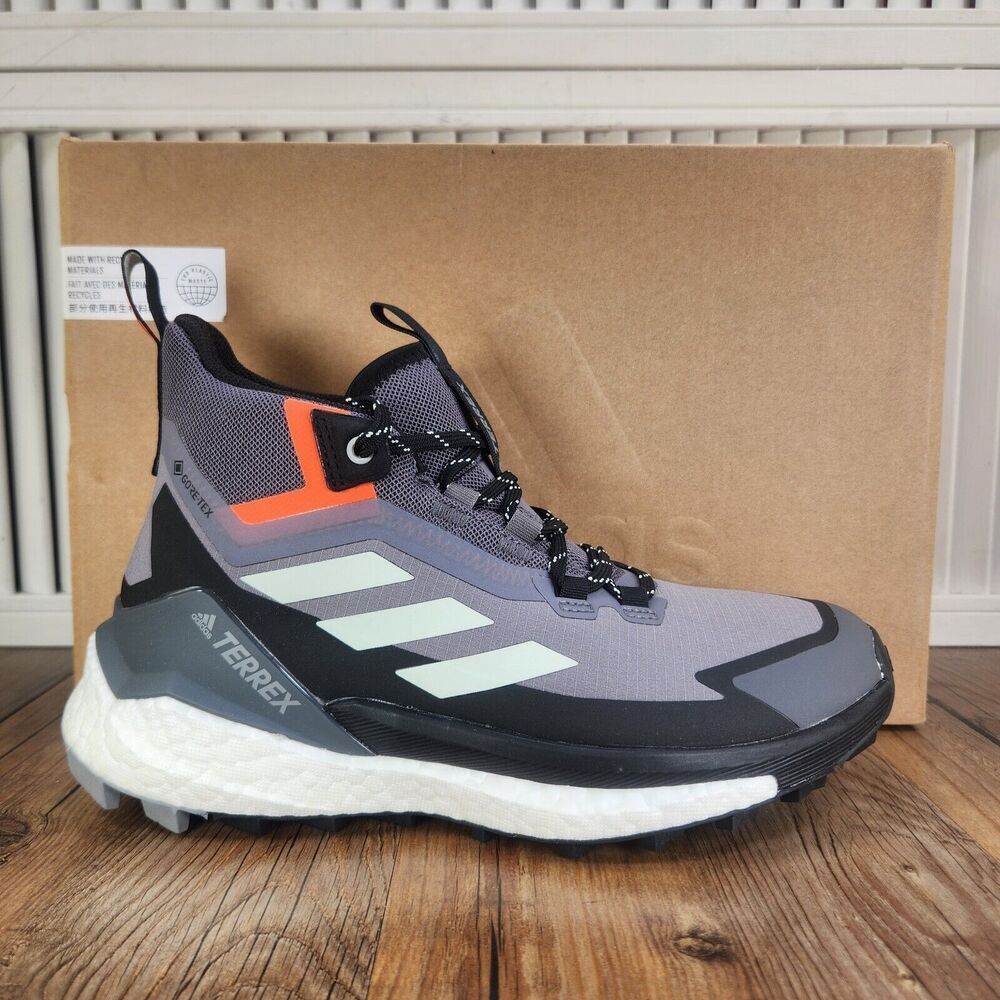 Adidas Terrex Free Hiker 2 GTX GZ3312 Womens Sz 7.5 Gray Waterproof Hiking Shoes